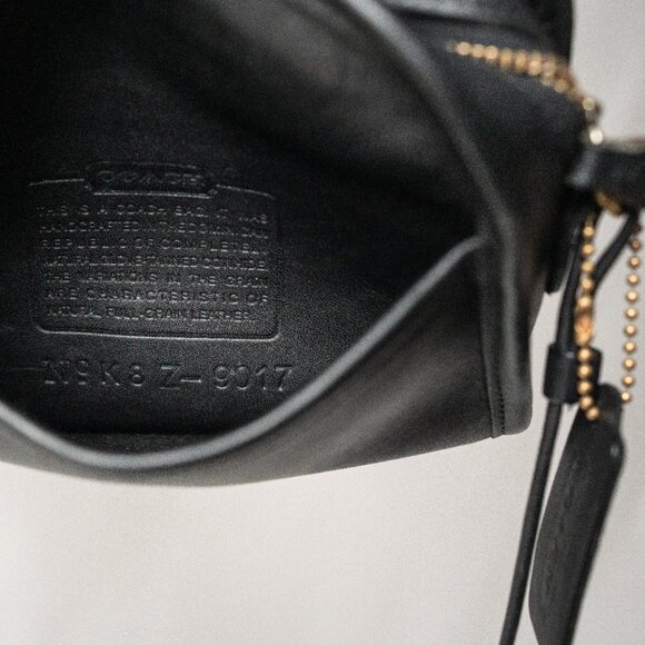 Vintage Coach Abbie Crossbody Bag in Glove-Tanned Black Leather - Picture 7 of 11